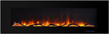 Electric Fireplace 72 Inches Wall Mounted Fireplace