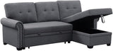 Convertible Sleeper Sofa with Pull Out Bed, 3-Seat Sofa Bed Sleeper Couch