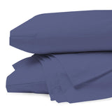 Organic 100% Cotton Percale Twin Sheets Set Navy