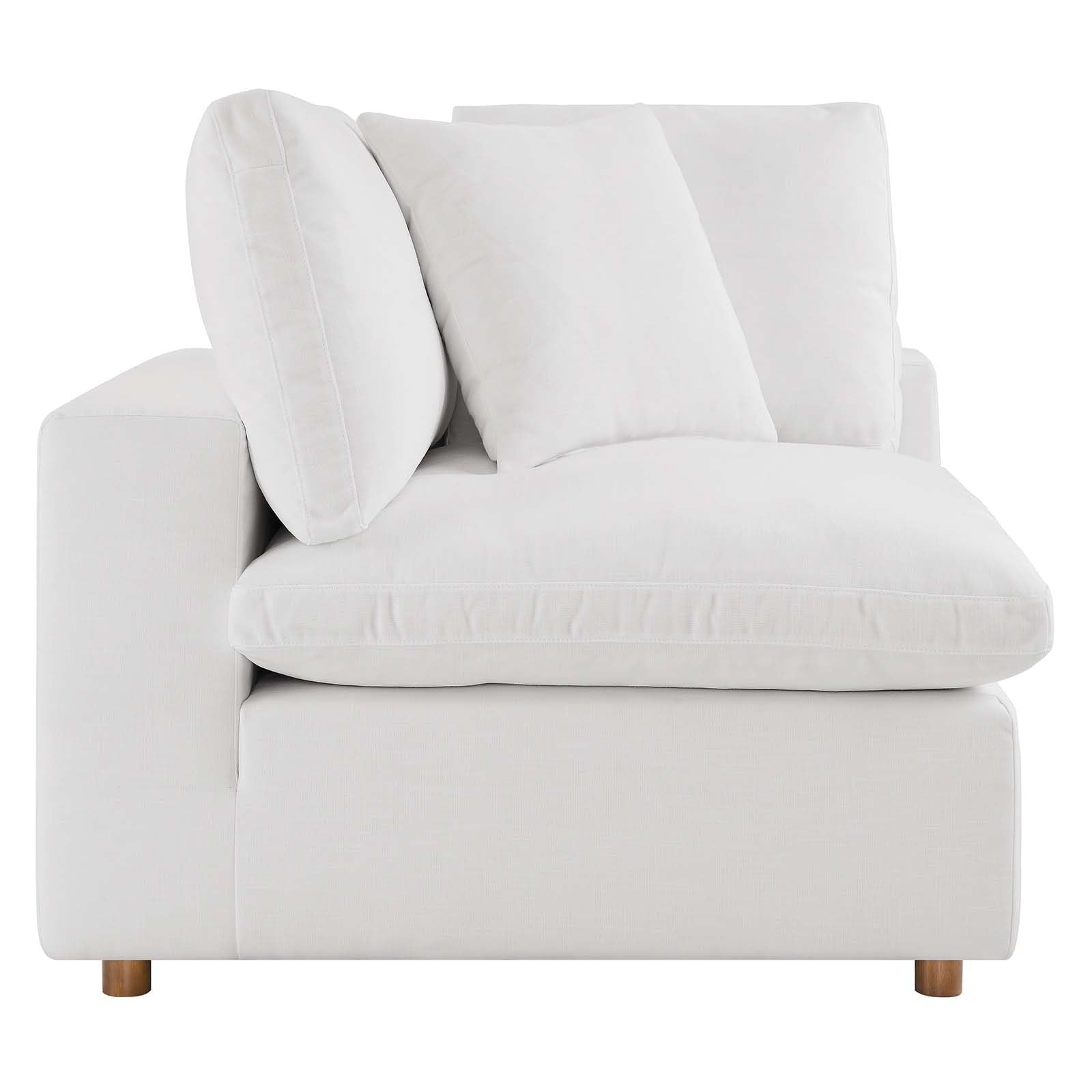 Commix Down-Filled Overstuffed Upholstered 7-Piece Sectional Sofa