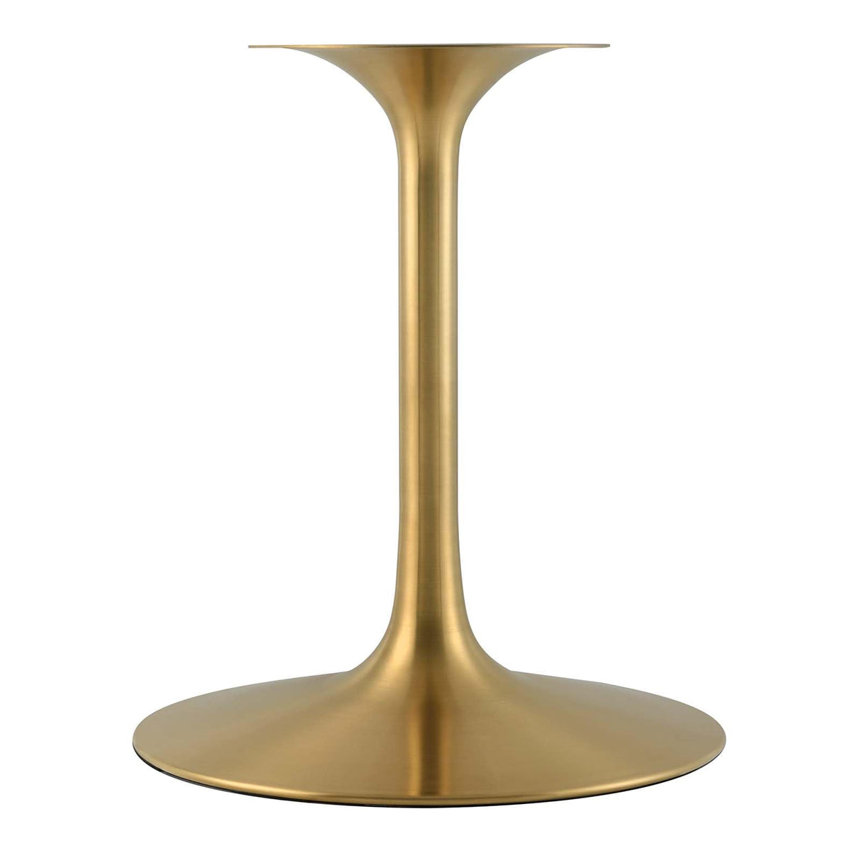 Modway Lippa Dining Table, 60", Gold Black