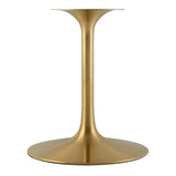 Modway Lippa Dining Table, 60", Gold Black