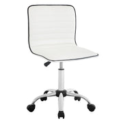 Modern PU Leather Task Chair Desk Chairs Vanity Chair Makeup Chair Vanity