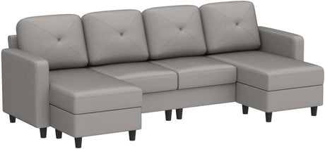 U Shaped Sectional Couch Convertible Sectional Couch