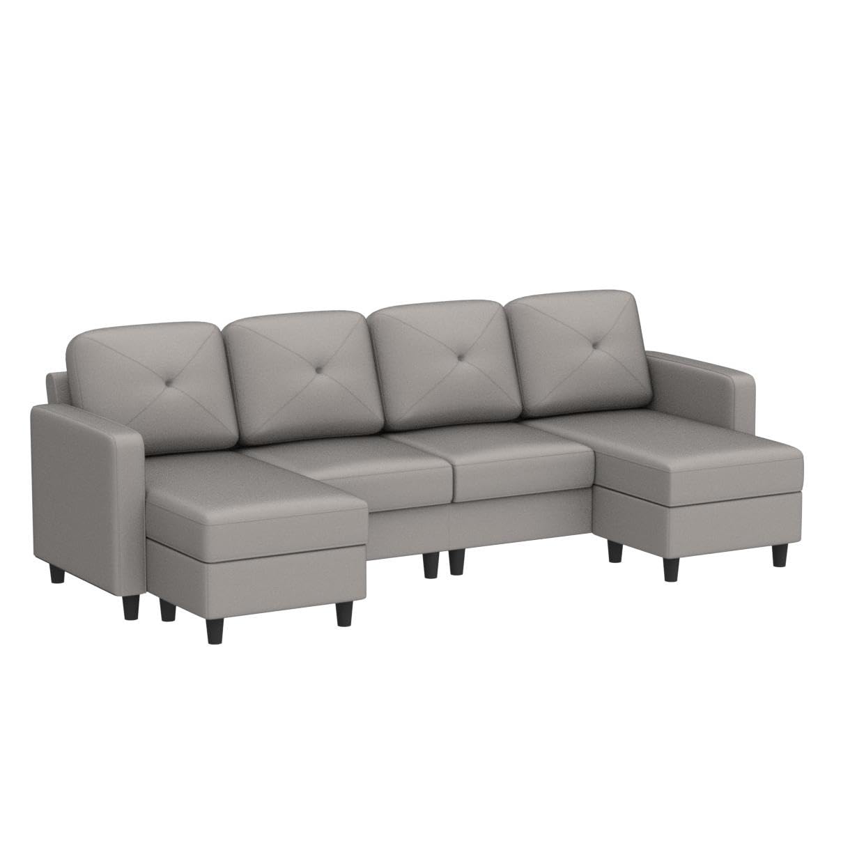 U Shaped Sectional Couch Convertible Sectional Couch