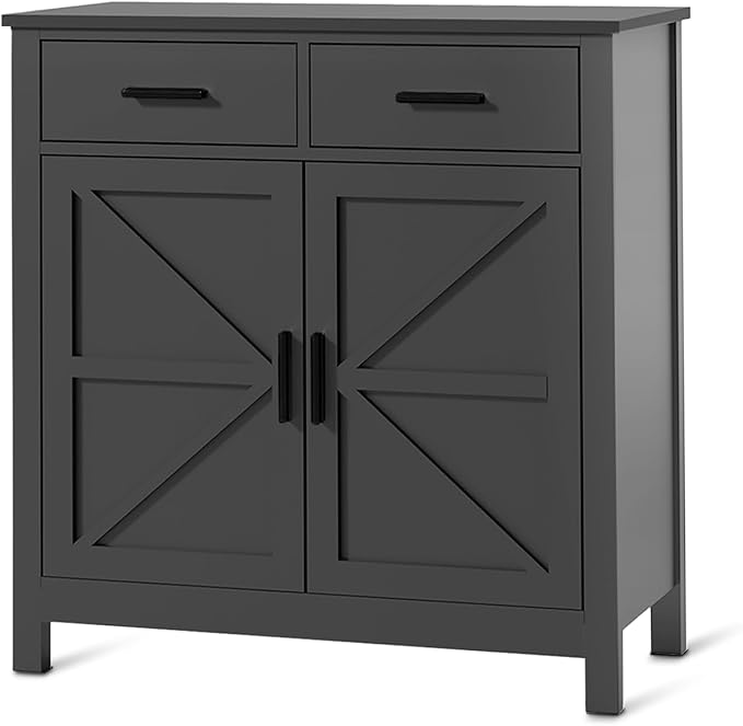 Coffee Bar Cabinet，Sideboard， Comes with Two Drawers and Two Doors