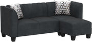 Upgraded Convertible Sectional Sofa Couch, 3 Seat L Shaped Sofa with High Armrest Linen Fabric Small