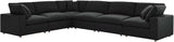 Commix Down-Filled Overstuffed Upholstered 6-Piece Sectional Sofa