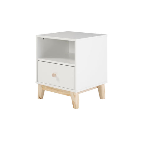 MOD 19 1/2" W One Drawer Nightstand