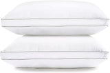 Bedding Adjustable Bed Pillow - Hypoallergenic, Cooling, Breathable Cotton Cover
