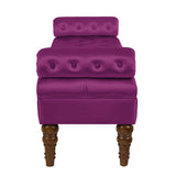 Violet End of Bed Bench,Velvet Long Bench for Bedroom