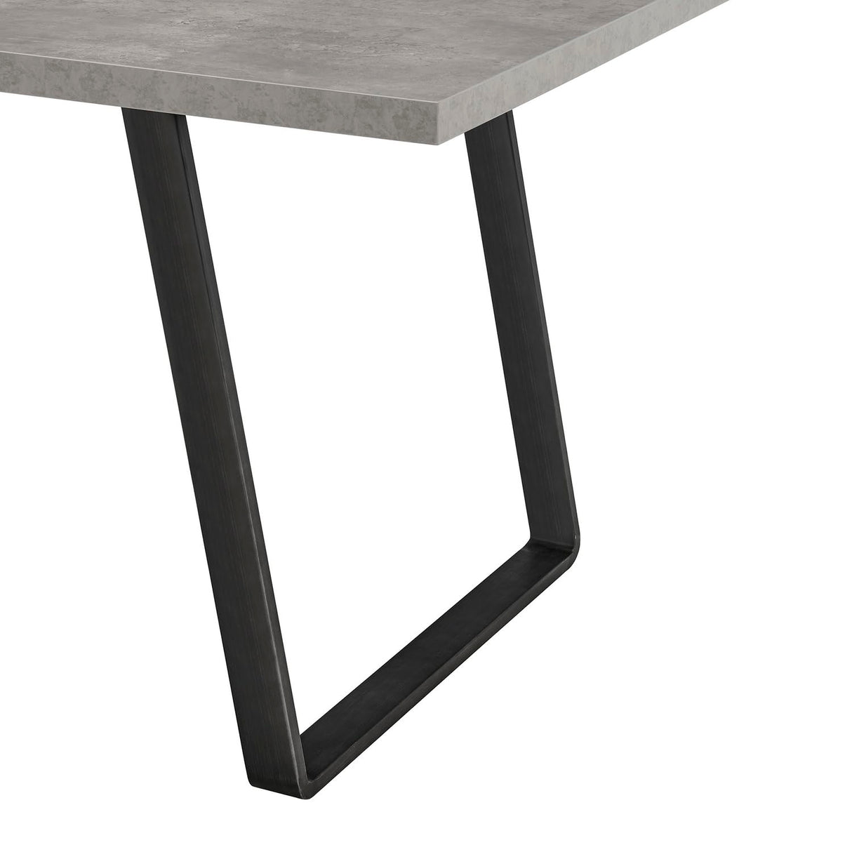 Coronado Dining Table, Cement Gray, 35.5 in x 71 in x 30 in