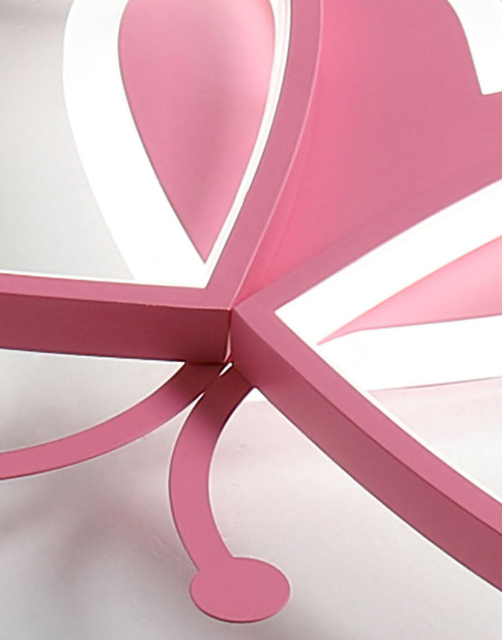 36W LED Ceiling Light - Pink Butterfly Flush Mount with Remote
