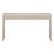 55" Wide Rectangular Console Table in Beech White, for Home