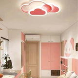 Cloud Ceiling Light with Remote Control - Dimmable LED Fixture for Kids Room