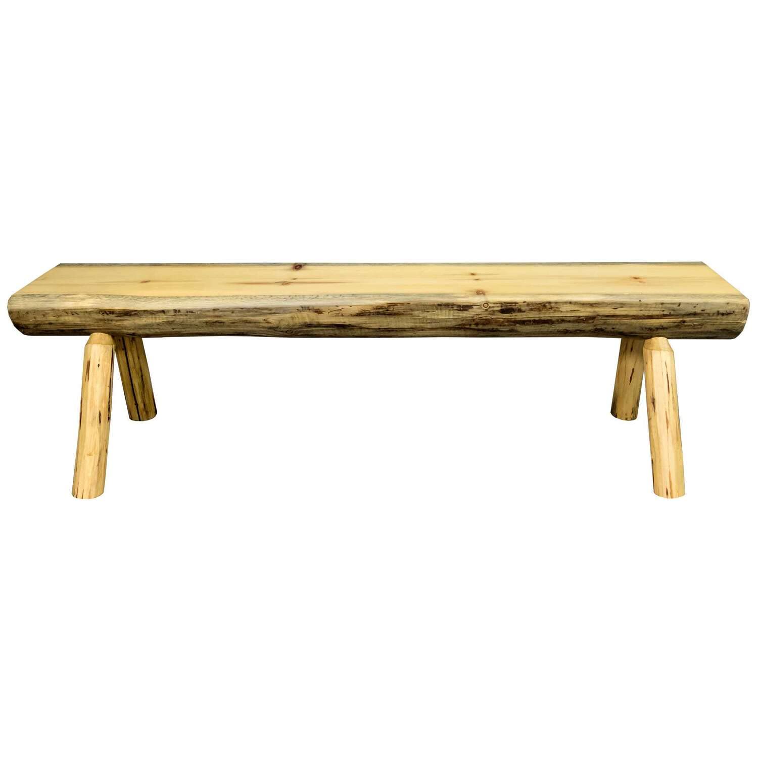 Collection Wood Log Bench