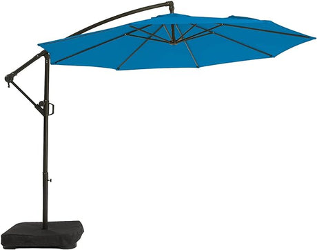 10ft Patio Umbrella with Base Included, Outdoor Offset Cantilever Umbrella,