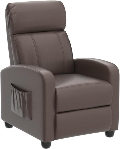 Recliner Chair Fabric Recliner with Massage Function Small Reclining Chair