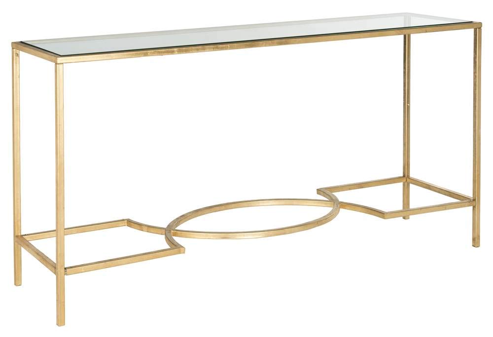 Home Collection Inga Gold Console Table