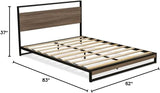 WIQBB03 Wilson Queen Frame with 3 Supporting Legs - High-Class Bed Frame in Powder