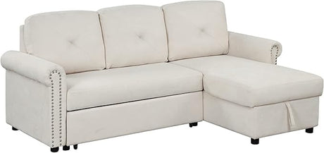 83" Modern Sectional Sofa,L Shaped Corner Couch,with Chaise and Removable Backrest