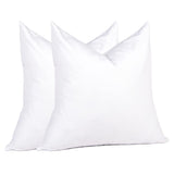 Euro Pillow Inserts 26 x 26 (Pack of 2, White), Down Feather Pillow Stuffer