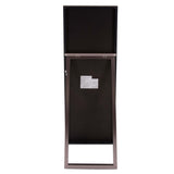 HomeRoots Sleek Brushed Brass Rectangular Full Length Standing Mirror
