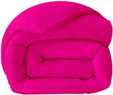 Hot Pink 1 PC Stitched Comforter-500 GSM Fill Power Premium Cotton Lightweight Palatial