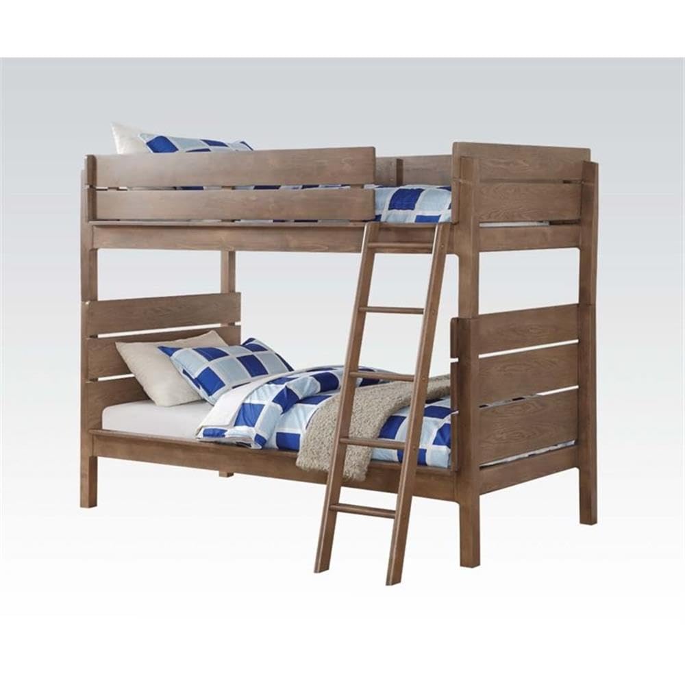 Bunk Bed in Antique Oak