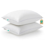 Soft Bed Pillows for Sleeping - Bed Pillows Queen Size Set of 2
