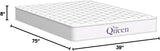 8 Inch Innerspring Twin Size Medium Firm Memory Foam Mattress, Bed in a Box