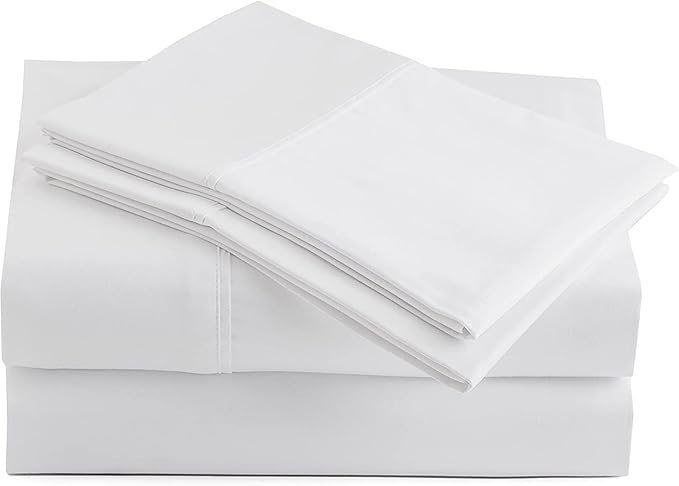 - 600 Thread Count Sateen - 100% Peruvian Pima Cotton - Full Bed Sheet Set,