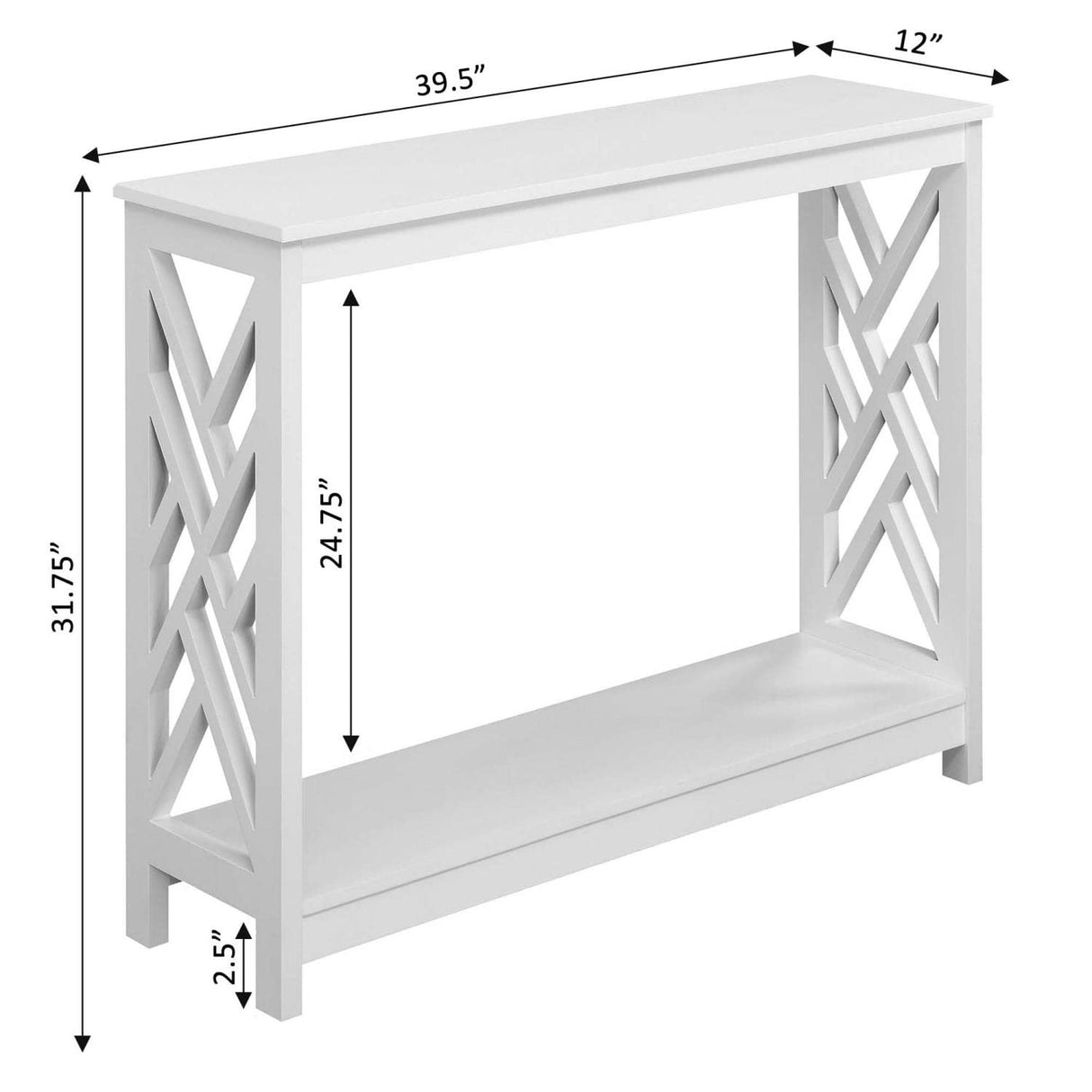 Titan Console Tables, White