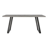 Coronado Dining Table, Cement Gray, 35.5 in x 71 in x 30 in