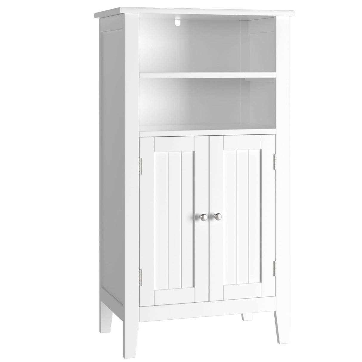 Bathroom Storage Cabinet, Free Standing Bathroom Cabinet with 2 Doors and Adjustbale