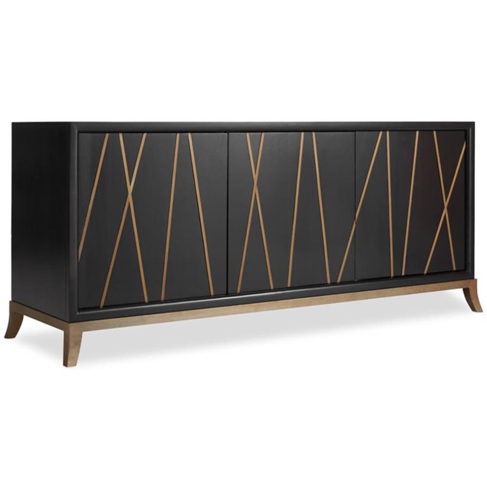 Hooker Furniture 65.5" TV Stand in Black