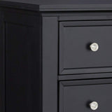 5 Drawer Chest Black 201325