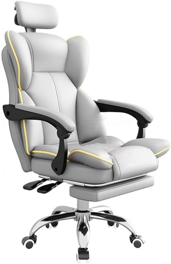 Home Computer Chairs, Ergonomic Office Chair, PU Leather Office Reclining Chair