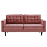 Exalt Sofas, Dusty Rose