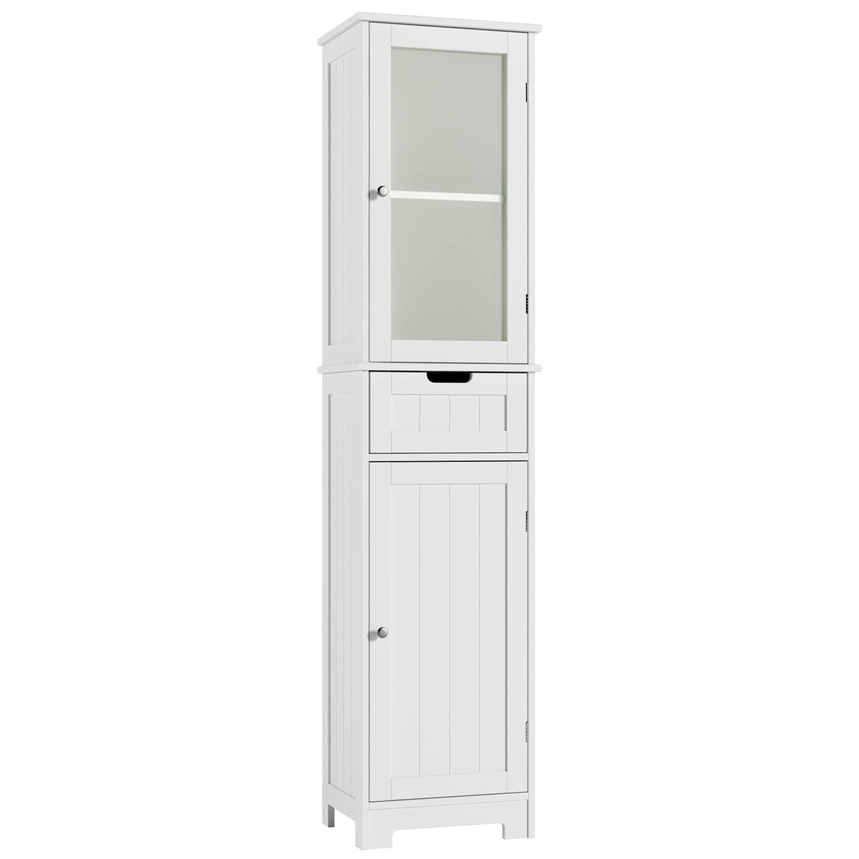 Bathroom Cabinet, Storage Cabinet with 2 Doors & 1 Drawer