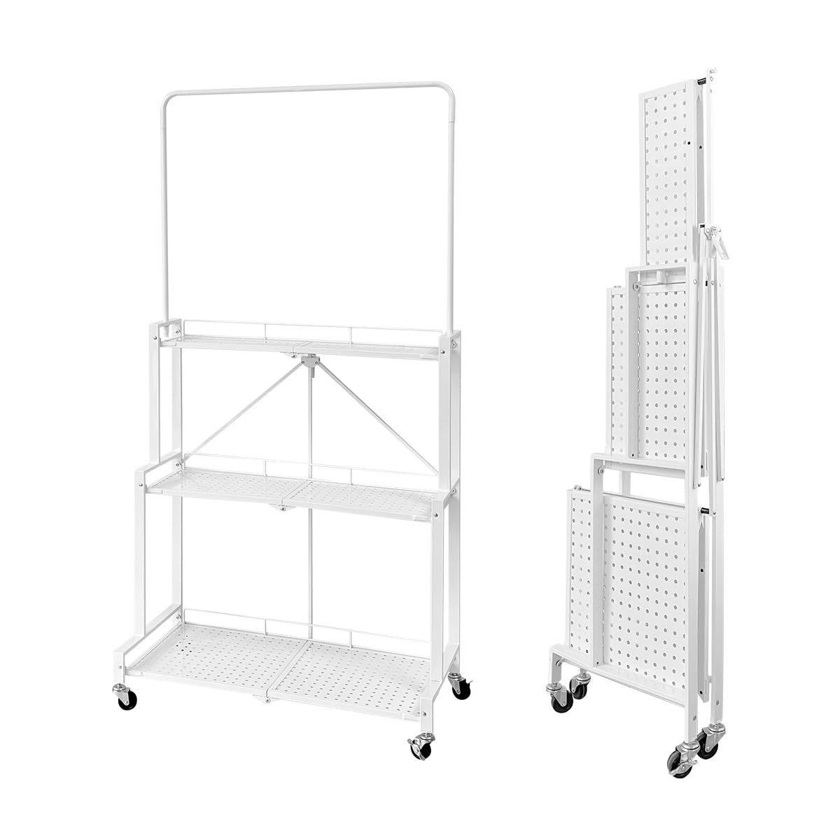 Foldable 4-Tier Hanging Plant Stand