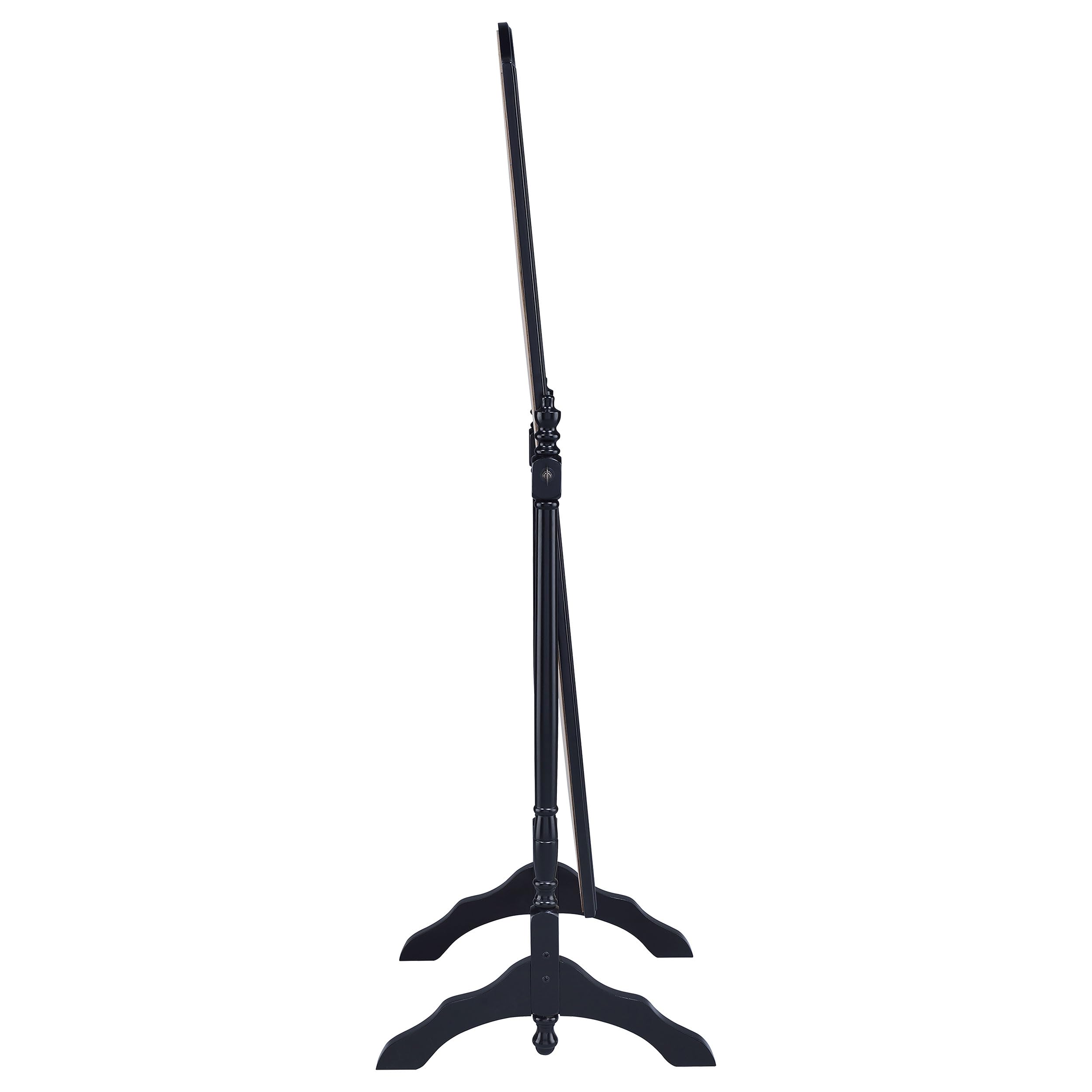 Cheval Standing Mirror with Swivel Base - Full Length Arched Top Floor Mirror