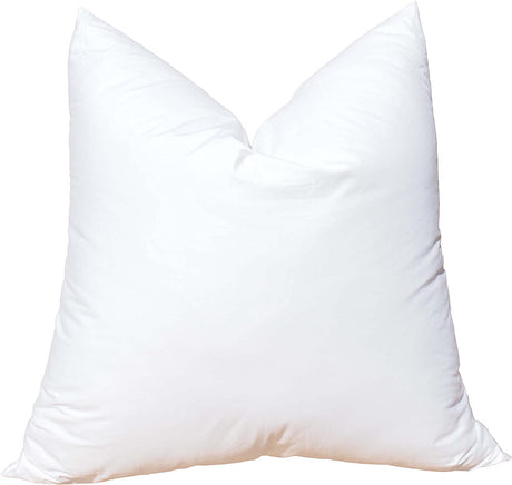 Premium Polyester Pillow Insert - 22x22 Pillow Form - Machine Washable