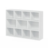 Luder Bookcase / Book / Storage , 11-Cube, White