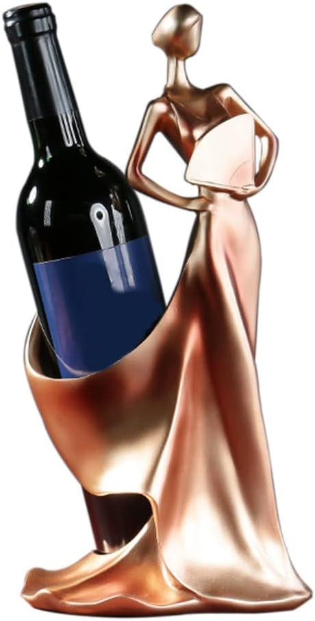 Wine Bottle Holder Beauty Lady Statue Wine Bottle Stand Lady Wine Rack