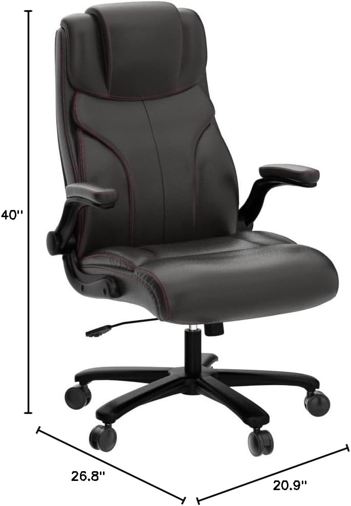 Desk Chair, Sucrever Big and Tall Home Office Chairs for Heavy People 400lbs Wide Seat,