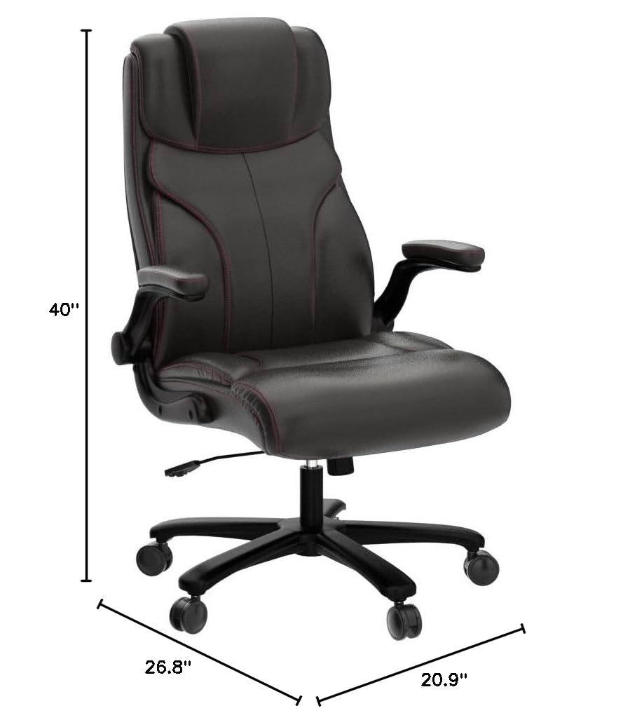 Desk Chair, Sucrever Big and Tall Home Office Chairs for Heavy People 400lbs Wide Seat,