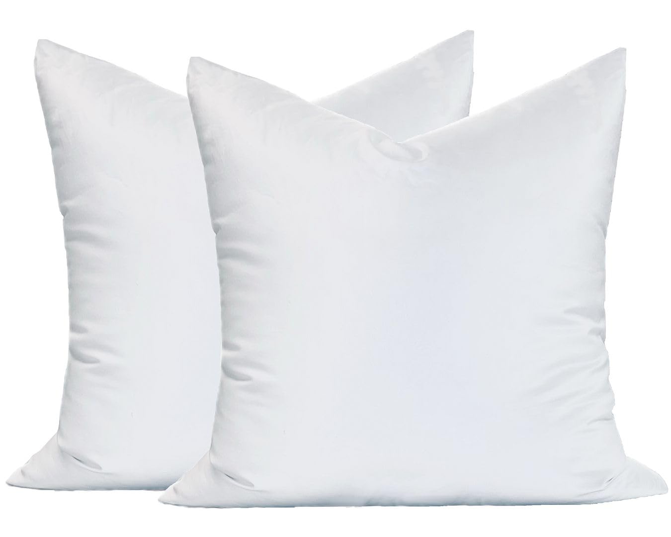 Synthetic Down Alternative 16x16 Square Pillow Insert Form, for Decorative Throw Pillow