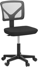 Desk Chair, Armless Office Mesh Computer Desk Chair Swivel Small Desk Chair Adjustable