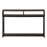 3574 Accent Table, Console, Entryway, Narrow, Sofa, Living Room, Bedroom, Metal, Laminate, Black,